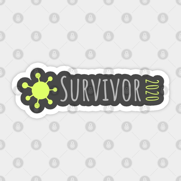 covid survivor Sticker by 'Ke